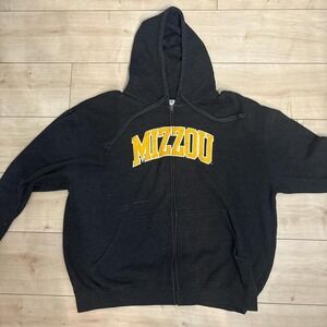 Black and yellow Mizzou University zip-up hoodie #MizzouTigers